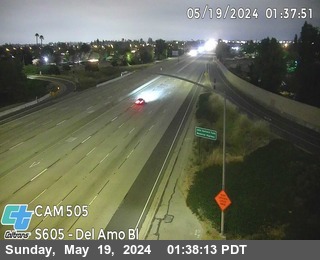 I-605 : (505) Del Amo Blvd On-Ramp