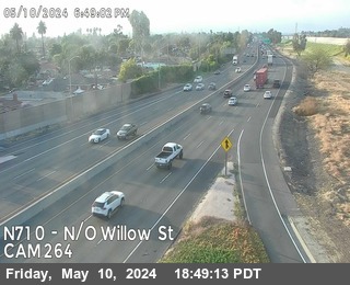 Timelapse image near I-710 : (264) North of  Willow St, Long Beach 0 minutes ago