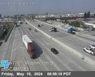 Timelapse image near I-710 : (282) Washington Blvd, Los Angeles 0 minutes ago