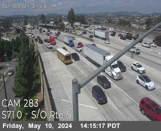 Timelapse image near I-710 : (283) South of I-5, Los Angeles 0 minutes ago