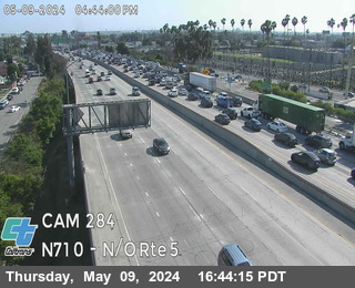 Timelapse image near I-710 : (284) North of  I-5, Los Angeles 0 minutes ago
