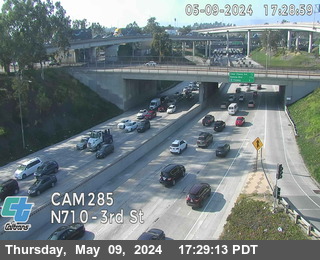 Timelapse image near I-710 : (285) 3rd St, Los Angeles 0 minutes ago