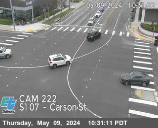 CalTrans Traffic Camera SR-107 : (222) Carson Blvd in Torrance