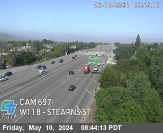 Timelapse image near SR-118 : (697) Stearns St, Simi Valley 0 minutes ago