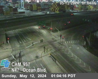 Timelapse image near SR-47 : (957) Ocean Blvd, Long Beach 0 minutes ago