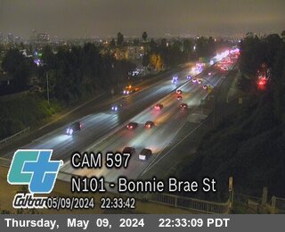 Timelapse image near US-101 : (597) Bonnie Brae St, Los Angeles 0 minutes ago