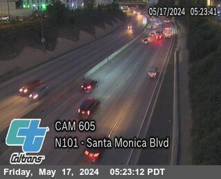 Timelapse image near US-101 : (605) Santa Monica, Los Angeles 0 minutes ago
