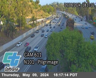 Timelapse image near US-101 : (611) Pilgrimage, Los Angeles 0 minutes ago