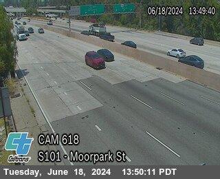 Timelapse image near US-101 : (618) Moorpark St, North Hollywood 0 minutes ago