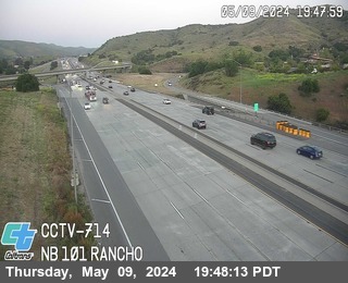 Timelapse image near US-101 : (714) Rancho Road, Thousand Oaks 0 minutes ago