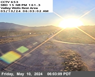 Timelapse image near I-15 : (653) ValleyWells RST, Mountain Pass 0 minutes ago