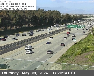 Timelapse image near I-210 : (122) East of Day Creek, Rancho Cucamonga 0 minutes ago