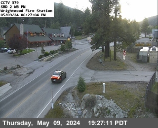 Timelapse image near SR-2 : (379) Wrightwood Fire Station, Wrightwood 0 minutes ago