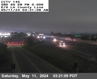 Timelapse image near SR-60 : (145) East of County Line, Chino 0 minutes ago