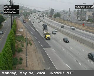 Timelapse image near SR-60 : (359) West of Valley Way , Riverside 0 minutes ago
