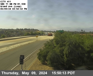 Timelapse image near SR-71 : (411) Grand Ave (Loop), Chino 0 minutes ago