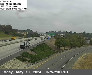 Timelapse image near SR-71 : (412) S/O Chino Ave, Chino 0 minutes ago