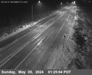 Cal Trans Webcam Hwy 203 into Mammoth Lakes