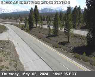 395 at Crestview Rest Area on Hwy 395